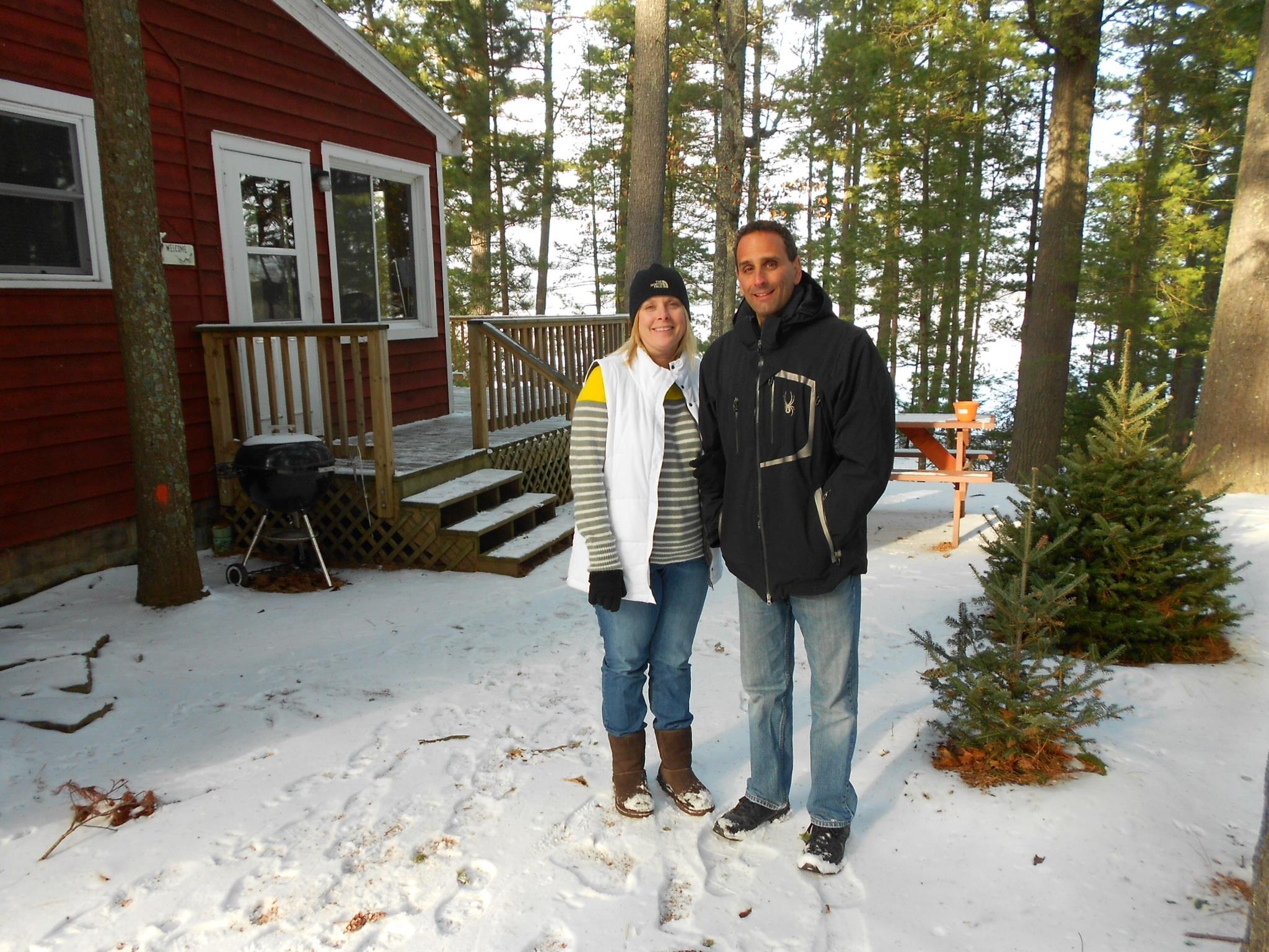 Please welcome Denise and Chuck - new St Germain cabin owners!
