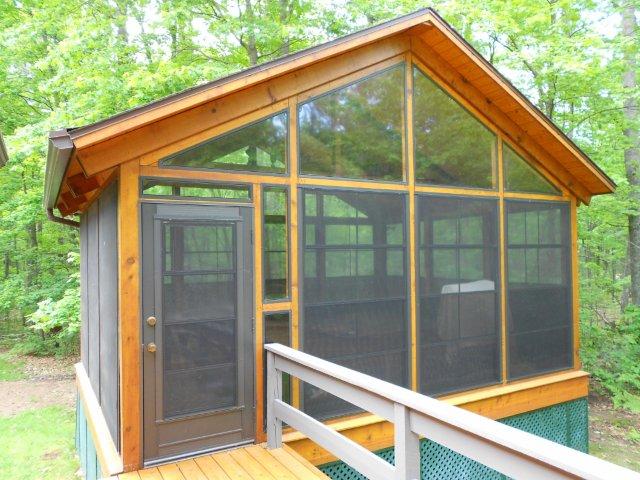 best ever hot tub gazebo, Eagle River Home, Catfish Lake drive
