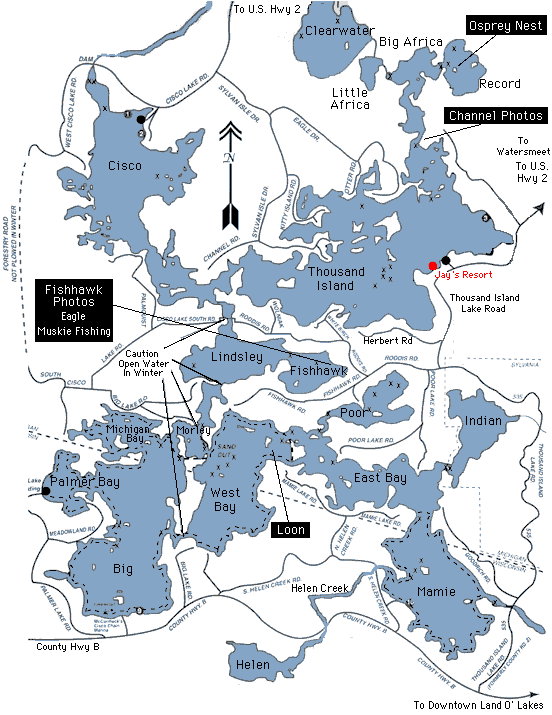 Cisco Chain of Lakes, Land o Lakes wi