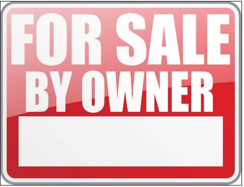 For Sale by Owner red and white for sale by owner sign