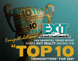 EXIT Realty is one of the top 10 Trendsetters Ad announces EXIT's 2007 Trendsetter Award