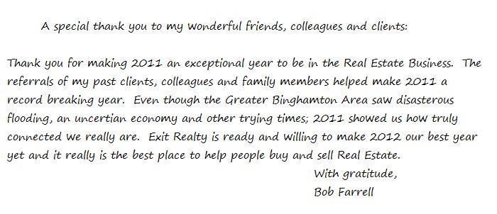 Thank you note 2011