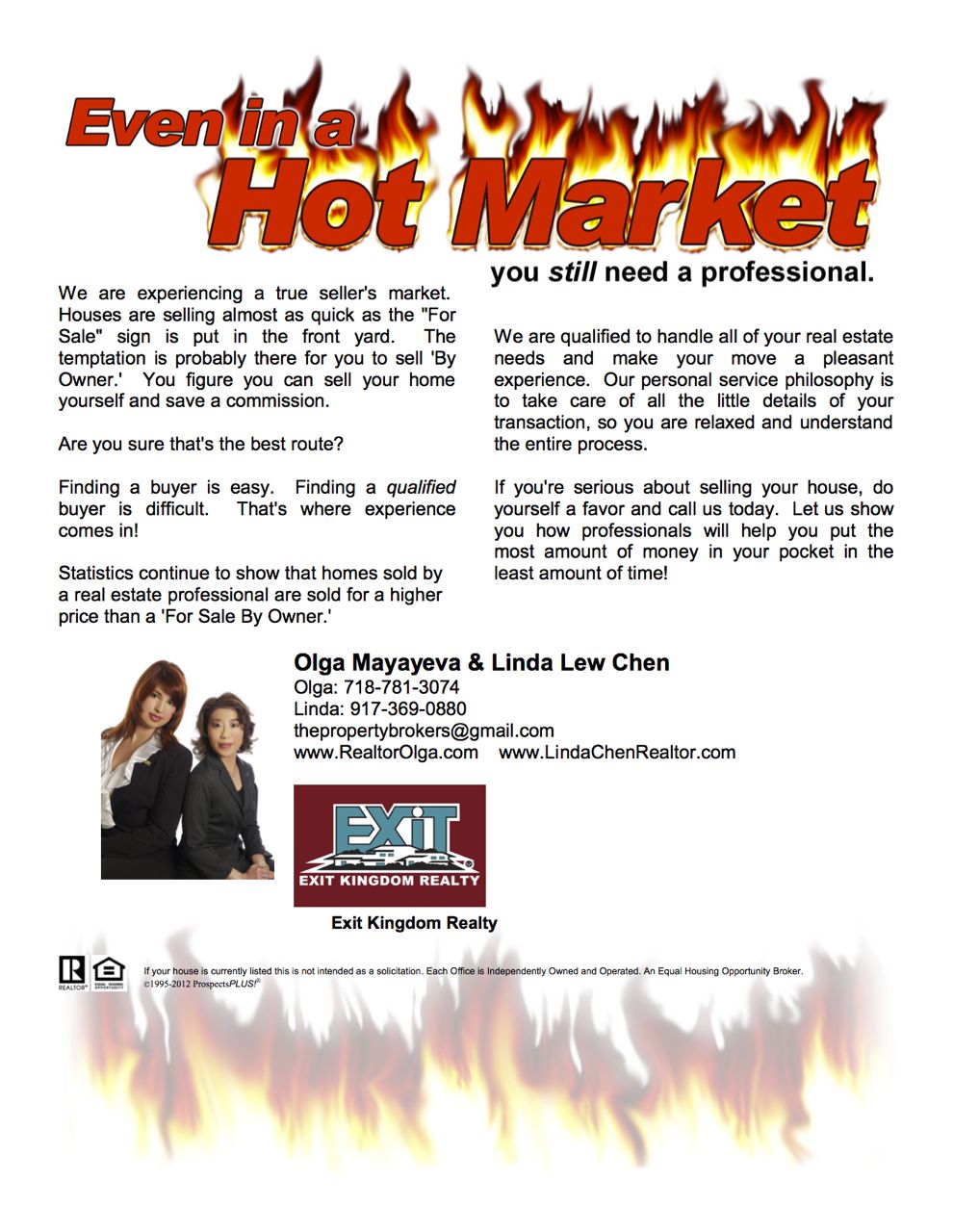 Even In a Hot Market You Still Need a Professional