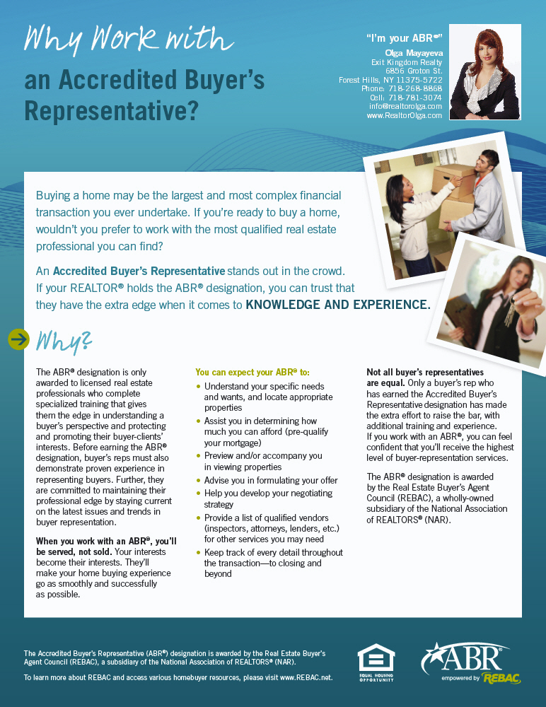 Why Work With an Accredited Buyer's Representative?