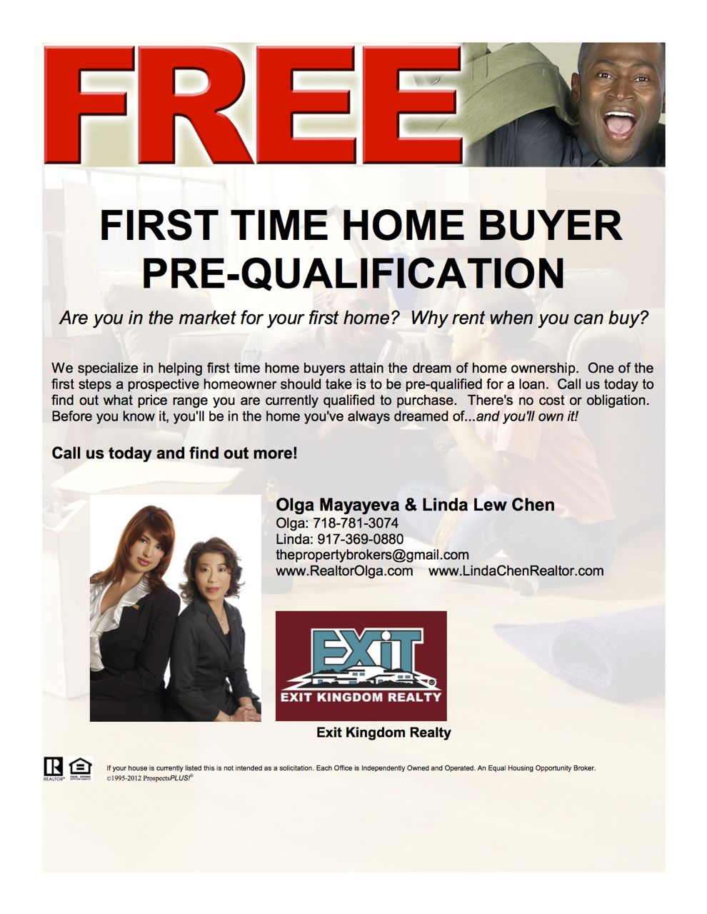 FIRST TIME BUYER PRE-QUALIFICATION