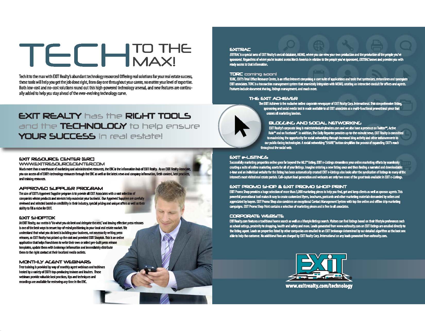 EXIT Agents are Armed to the Teeth with Technology