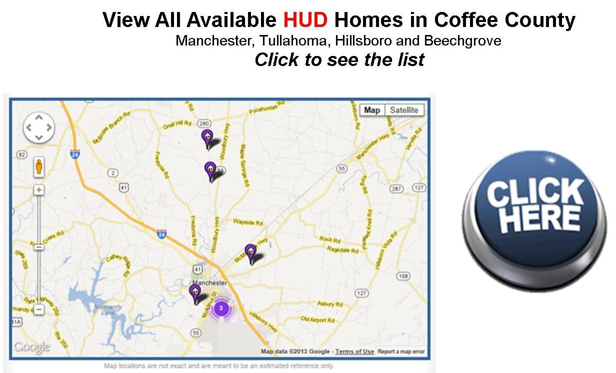 HUD Homes for Sale Coffee County TN 