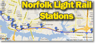 Norfolk Light Rail Stations Norfolk Light Rail Stations